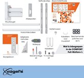 Vogel's COMFORT TVM 3645 | Draai- en kantelbare tv-beugel | 40-77" Wit 7